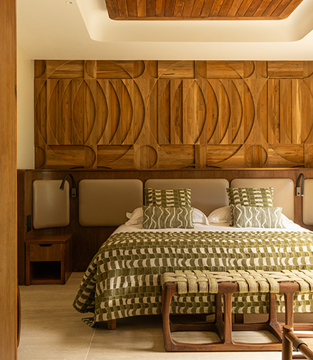 Luxury bedroom interior